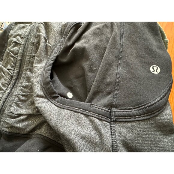 Lululemon Black And Grey Define Zip Up Hoodie Jacket Woman's Sz 6 - Picture 10 of 10